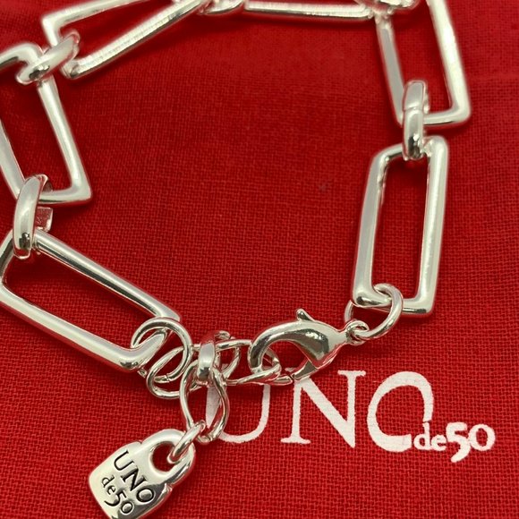 Uno de 50 Indestructible Bracelet GALAXY Silver-plated medium-sized - Picture 5 of 7